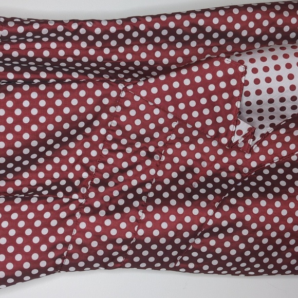 Keepsake Polka Dot Ruffled Asymmetrical Mini Dress Size XS - Picture 11 of 15